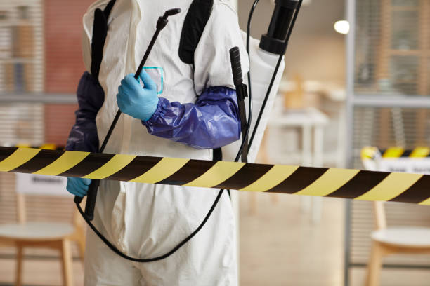 Professional Biohazard Cleanup technician working in Moline, IL
